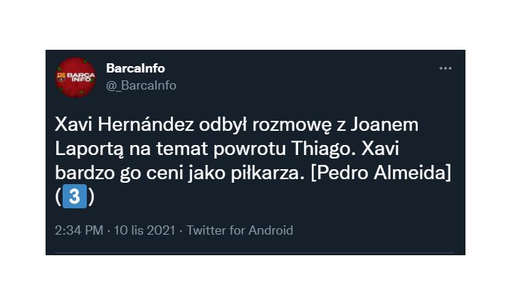 Xavi CHCE POWRÓTU tego piłkarza do Barcy!